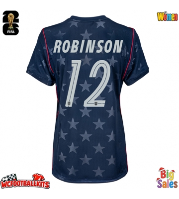 United States Miles Robinson #12 Replica Away Stadium Shirt for Women World Cup 2026 Short Sleeve